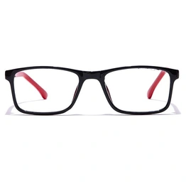 GRAVIATE by Coolwinks E12C7423 Glossy Black Full Frame Rectangle Eyeglasses for Men and Women