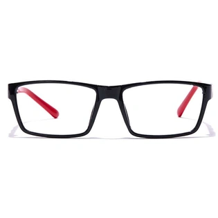 GRAVIATE by Coolwinks E12C7429 Glossy Black Full Frame Rectangle Eyeglasses for Men and Women