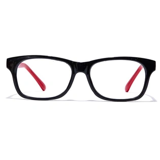 GRAVIATE by Coolwinks E12C7438 Glossy Black Full Frame Rectangle Eyeglasses for Men and Women