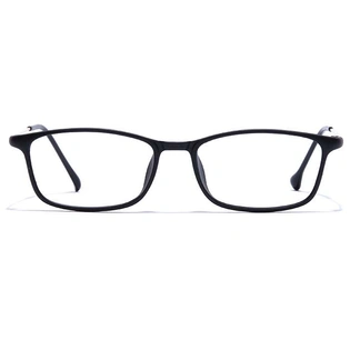 GRAVIATE by Coolwinks E12C7443 Matte Black Full Frame Rectangle Eyeglasses for Men and Women