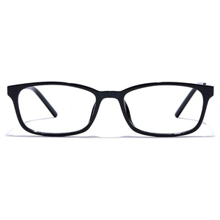 GRAVIATE by Coolwinks E12C7482 Glossy Black Full Frame Rectangle Computer Eyeglasses for Men and Women