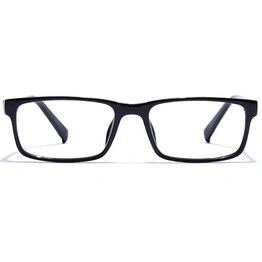 GRAVIATE by Coolwinks E12C7497 Glossy Black Full Frame Rectangle Eyeglasses for Men and Women