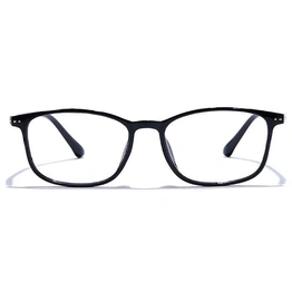 GRAVIATE by Coolwinks E12C7539 Glossy Black Full Frame Rectangle Eyeglasses for Men and Women