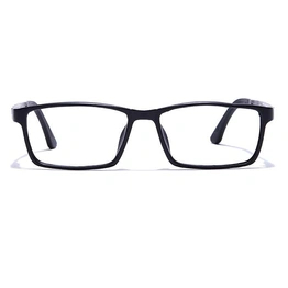 GRAVIATE by Coolwinks E12C7638 Matte Black Full Frame Rectangle Eyeglasses for Men and Women