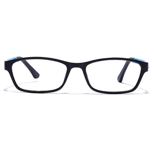 GRAVIATE by Coolwinks E12C7641 Matte Black Full Frame Rectangle Eyeglasses for Men and Women