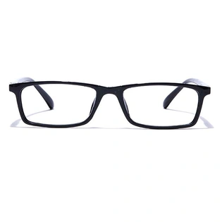 GRAVIATE by Coolwinks E12C7672 Glossy Black Full Frame Rectangle Eyeglasses for Men and Women