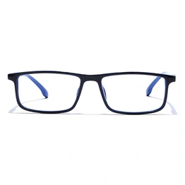 GRAVIATE by Coolwinks E12C7692 Glossy Black Full Frame Rectangle Eyeglasses for Men and Women