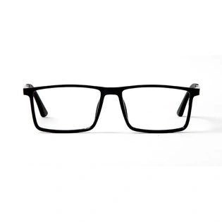 GRAVIATE by Coolwinks E12D5615 Matte Black Full Frame Rectangle Eyeglasses for Men and Women