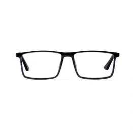 GRAVIATE by Coolwinks E12D5616 Glossy Black Full Frame Rectangle Eyeglasses for Men and Women