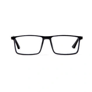 GRAVIATE by Coolwinks E12D5616 Glossy Black Full Frame Rectangle Eyeglasses for Men and Women