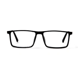 GRAVIATE by Coolwinks E12D5626 Glossy Black Full Frame Rectangle Eyeglasses for Men and Women