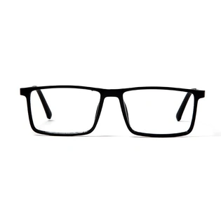 GRAVIATE by Coolwinks E12D5626 Glossy Black Full Frame Rectangle Eyeglasses for Men and Women