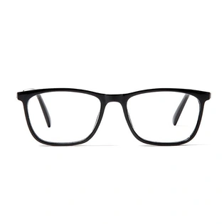 GRAVIATE by Coolwinks E12D5638 Glossy Black Full Frame Rectangle Eyeglasses for Men and Women