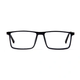 GRAVIATE by Coolwinks E15C5627 Glossy Black Full Frame Rectangle Eyeglasses for Men and Women