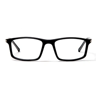 GRAVIATE by Coolwinks E20A5657 Matte Black Full Frame Rectangle Eyeglasses for Men and Women