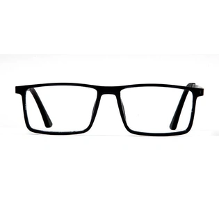 GRAVIATE by Coolwinks E20B5625 Glossy Black Full Frame Rectangle Eyeglasses for Men and Women