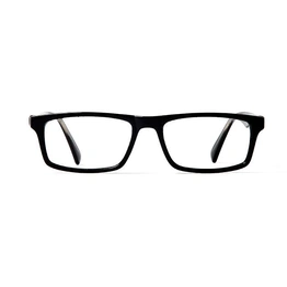 GRAVIATE by Coolwinks E21D5667 Glossy Black Full Frame Rectangle Eyeglasses for Men and Women