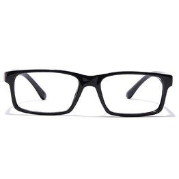 GRAVIATE by Coolwinks E12A7146 Glossy Black Full Frame Rectangle Eyeglasses for Women