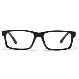 GRAVIATE by Coolwinks E12B7119 Matte Black Full Frame Rectangle Eyeglasses for Women