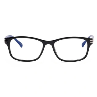 GRAVIATE by Coolwinks E12A6905 Glossy Black Full Frame Retro Square Eyeglasses for Men and Women