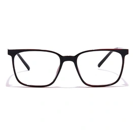 GRAVIATE by Coolwinks E12A6938 Glossy Black Full Frame Retro Square Eyeglasses for Men and Women