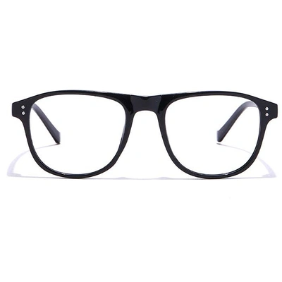 GRAVIATE by Coolwinks E12A6949 Glossy Black Full Frame Retro Square Eyeglasses for Men and Women