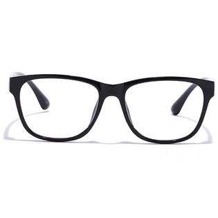 GRAVIATE by Coolwinks E12A6963 Glossy Black Full Frame Retro Square Eyeglasses for Men and Women