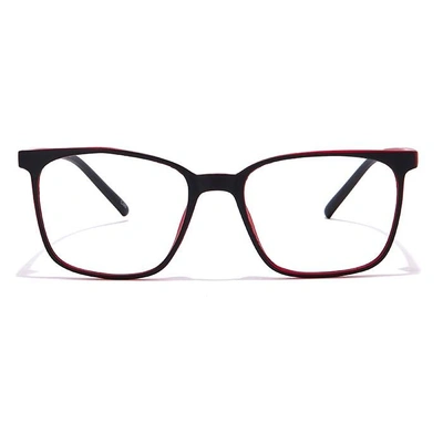 GRAVIATE by Coolwinks E12A6979 Matte Black Full Frame Retro Square Eyeglasses for Men and Women