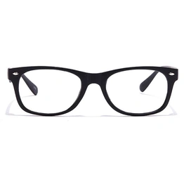 GRAVIATE by Coolwinks E12A6995 Matte Black Full Frame Retro Square Eyeglasses for Men and Women