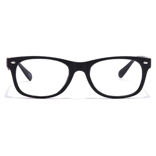 GRAVIATE by Coolwinks E12A6995 Matte Black Full Frame Retro Square Eyeglasses for Men and Women