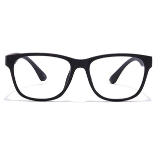 GRAVIATE by Coolwinks E12A6999 Matte Black Full Frame Retro Square Eyeglasses for Men and Women