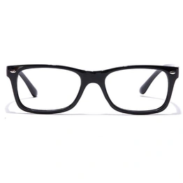 GRAVIATE by Coolwinks E12A7145 Glossy Black Full Frame Retro Square Eyeglasses for Men and Women