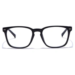 GRAVIATE by Coolwinks E12A7270 Matte Black Full Frame Retro Square Eyeglasses for Men and Women