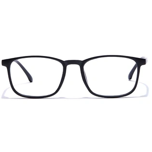 GRAVIATE by Coolwinks E12A7351 Matte Black Full Frame Retro Square Eyeglasses for Men and Women