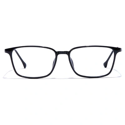 GRAVIATE by Coolwinks E12A7449 Glossy Black Full Frame Retro Square Eyeglasses for Men and Women