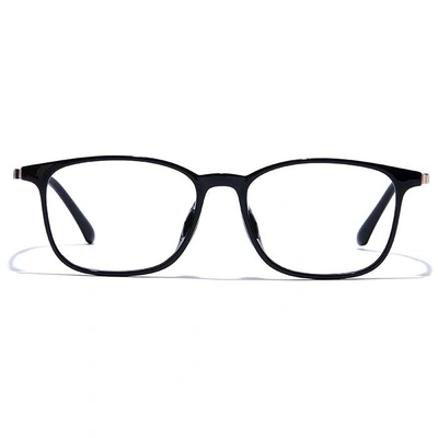 GRAVIATE by Coolwinks E12A7456 Glossy Black Full Frame Retro Square Eyeglasses for Men and Women