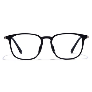 GRAVIATE by Coolwinks E12A7468 Matte Black Full Frame Retro Square Eyeglasses for Men and Women