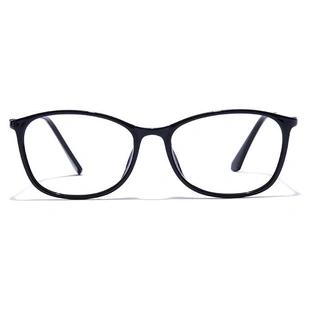 GRAVIATE by Coolwinks E12A7485 Glossy Black Full Frame Retro Square Computer Eyeglasses for Men and Women