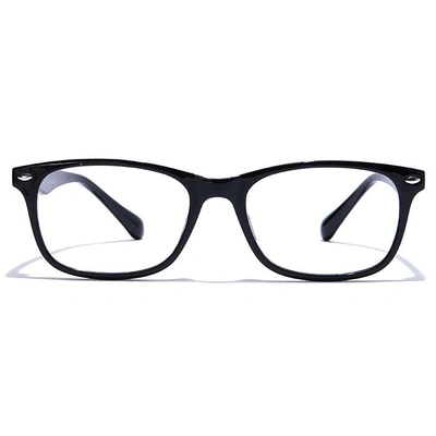 GRAVIATE by Coolwinks E12A7601 Glossy Black Full Frame Retro Square Eyeglasses for Men and Women