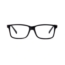 GRAVIATE by Coolwinks E12B5681 Matte Black Full Frame Retro Square Eyeglasses for Men and Women