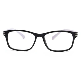 GRAVIATE by Coolwinks E12B6904 Matte Black Full Frame Retro Square Eyeglasses for Men and Women