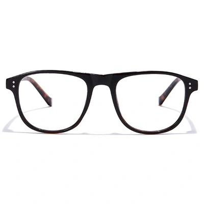 GRAVIATE by Coolwinks E12B6949 Glossy Black Full Frame Retro Square Eyeglasses for Men and Women