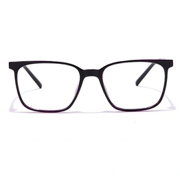 GRAVIATE by Coolwinks E12B6978 Glossy Black Full Frame Retro Square Eyeglasses for Men and Women