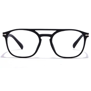 GRAVIATE by Coolwinks E12B6980 Matte Black Full Frame Retro Square Eyeglasses for Men and Women