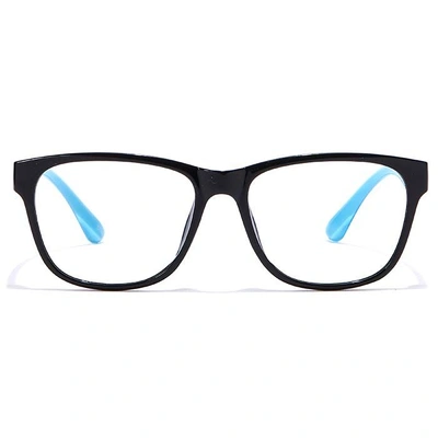 GRAVIATE by Coolwinks E12B7001 Glossy Black Full Frame Retro Square Eyeglasses for Men and Women