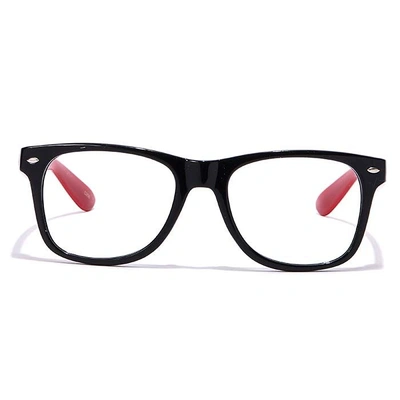 GRAVIATE by Coolwinks E12B7018 Glossy Black Full Frame Retro Square Eyeglasses for Men and Women