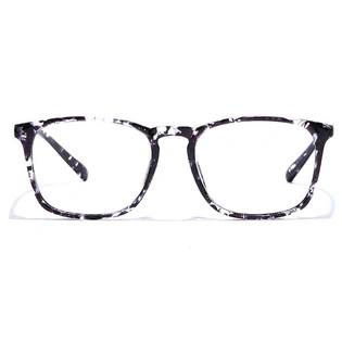 GRAVIATE by Coolwinks E12B7302 Glossy Black Full Frame Retro Square Eyeglasses for Men and Women