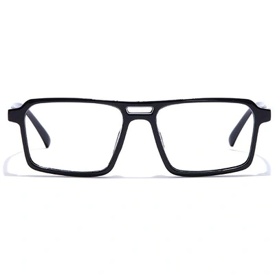 GRAVIATE by Coolwinks E12B7334 Glossy Black Full Frame Retro Square Eyeglasses for Men and Women