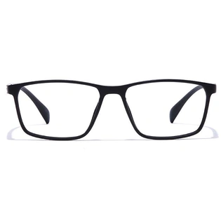 GRAVIATE by Coolwinks E12B7360 Matte Black Full Frame Retro Square Eyeglasses for Men and Women