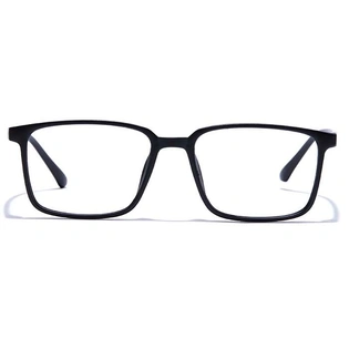 GRAVIATE by Coolwinks E12B7504 Matte Black Full Frame Retro Square Eyeglasses for Men and Women